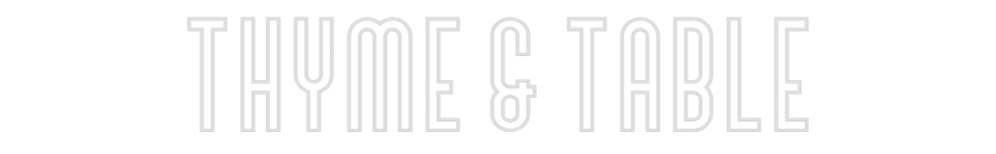 Custom Neon: Thyme & Table