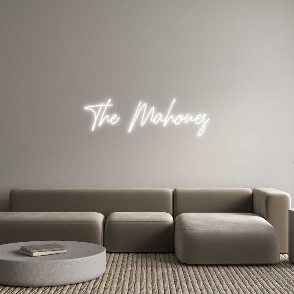 Custom Neon Text - The Mahones