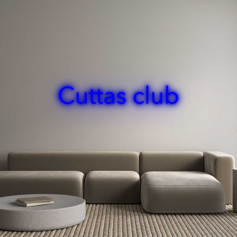 Custom Neon: Cuttas club