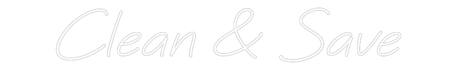 Custom Neon: Clean & Save