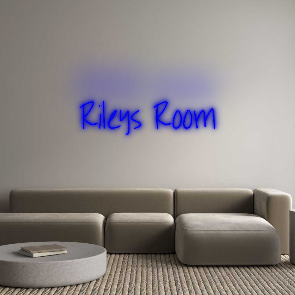 Custom Neon: Rileys Room