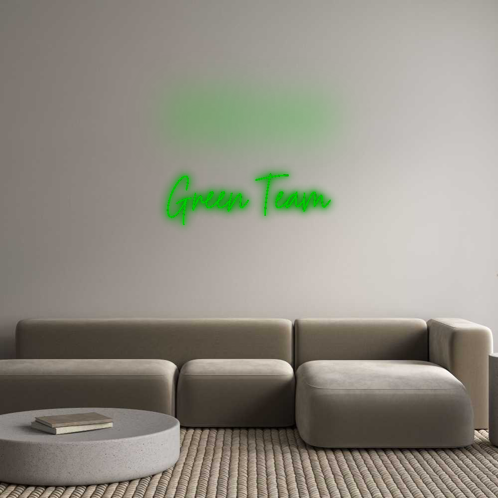 Custom Neon: Green Team