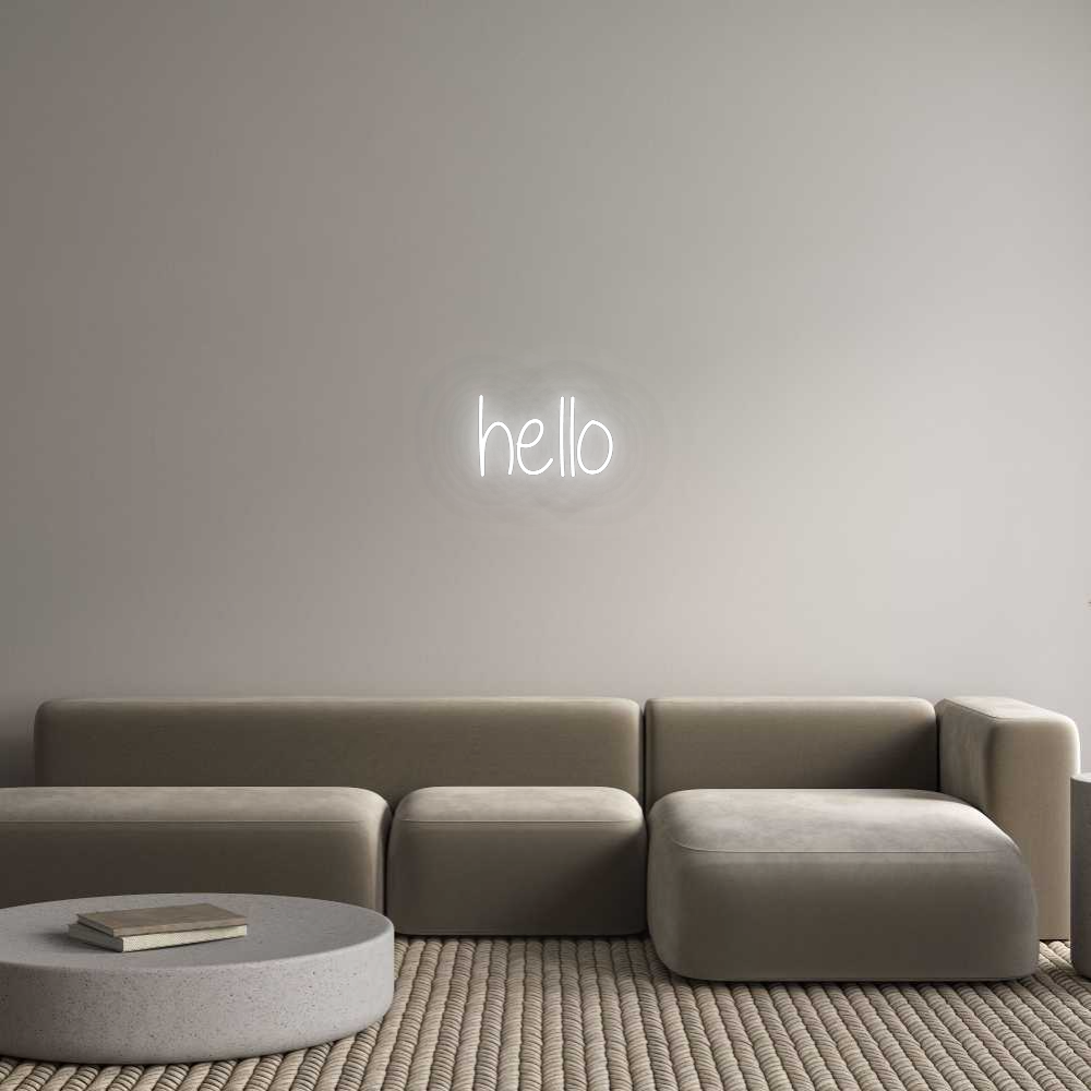 Custom Neon: hello