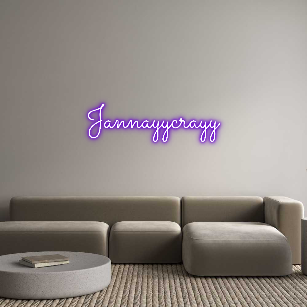 Custom Neon Text - Jannayycrayy