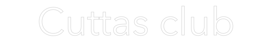 Custom Neon: Cuttas club