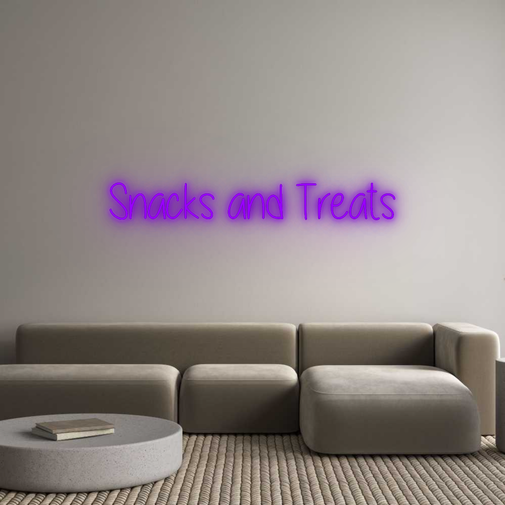 Custom Neon: Snacks and Tr...