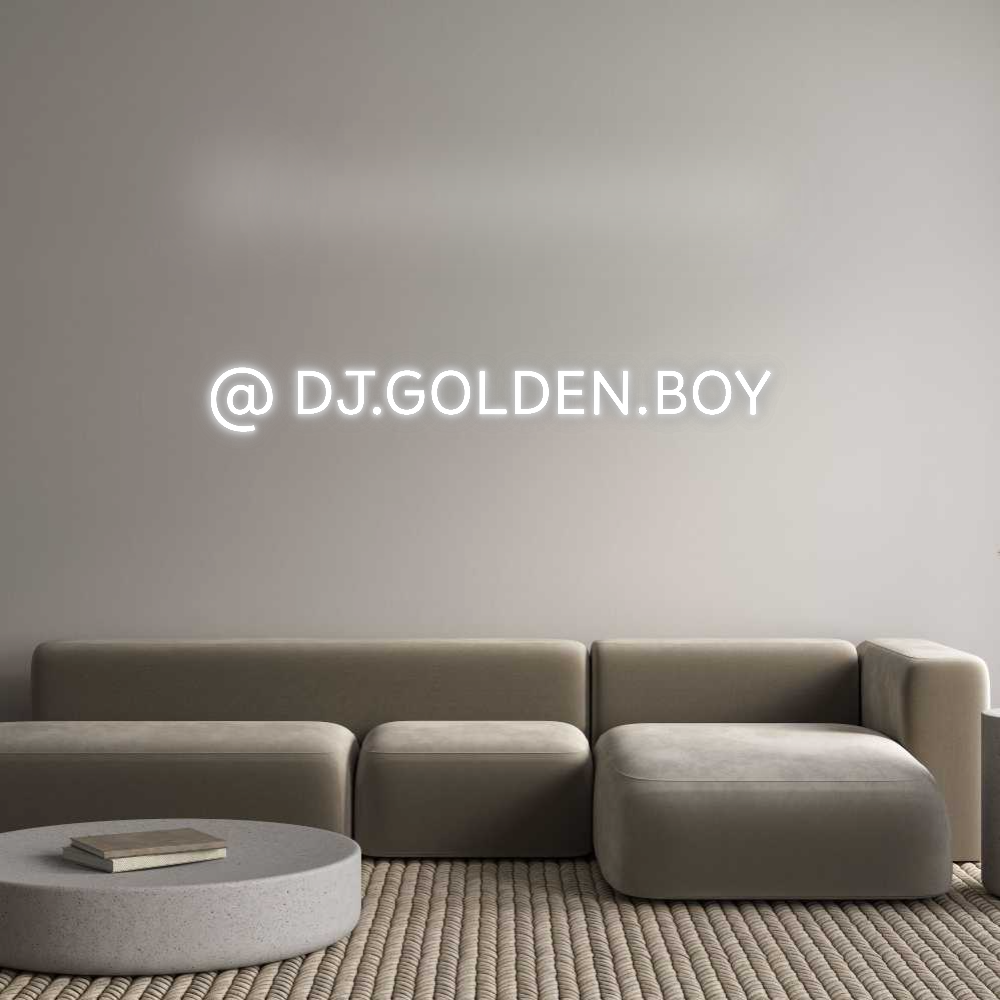 Custom Neon: @ DJ.GOLDEN.B...