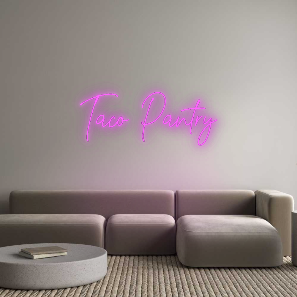 Custom Neon: Taco Pantry
