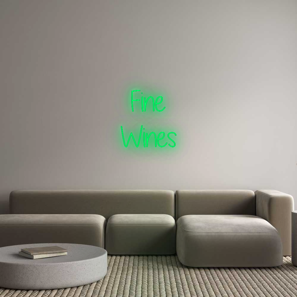 Custom Neon: Fine
Wines