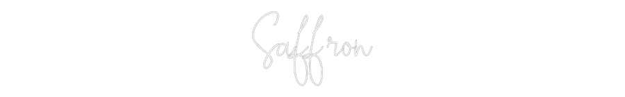 Custom Neon: Saffron
