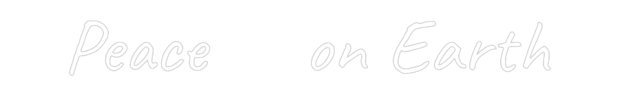 Custom Neon: Peace     on ...