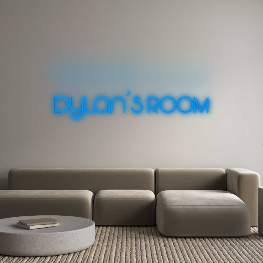 Custom Neon: Dylan's Room