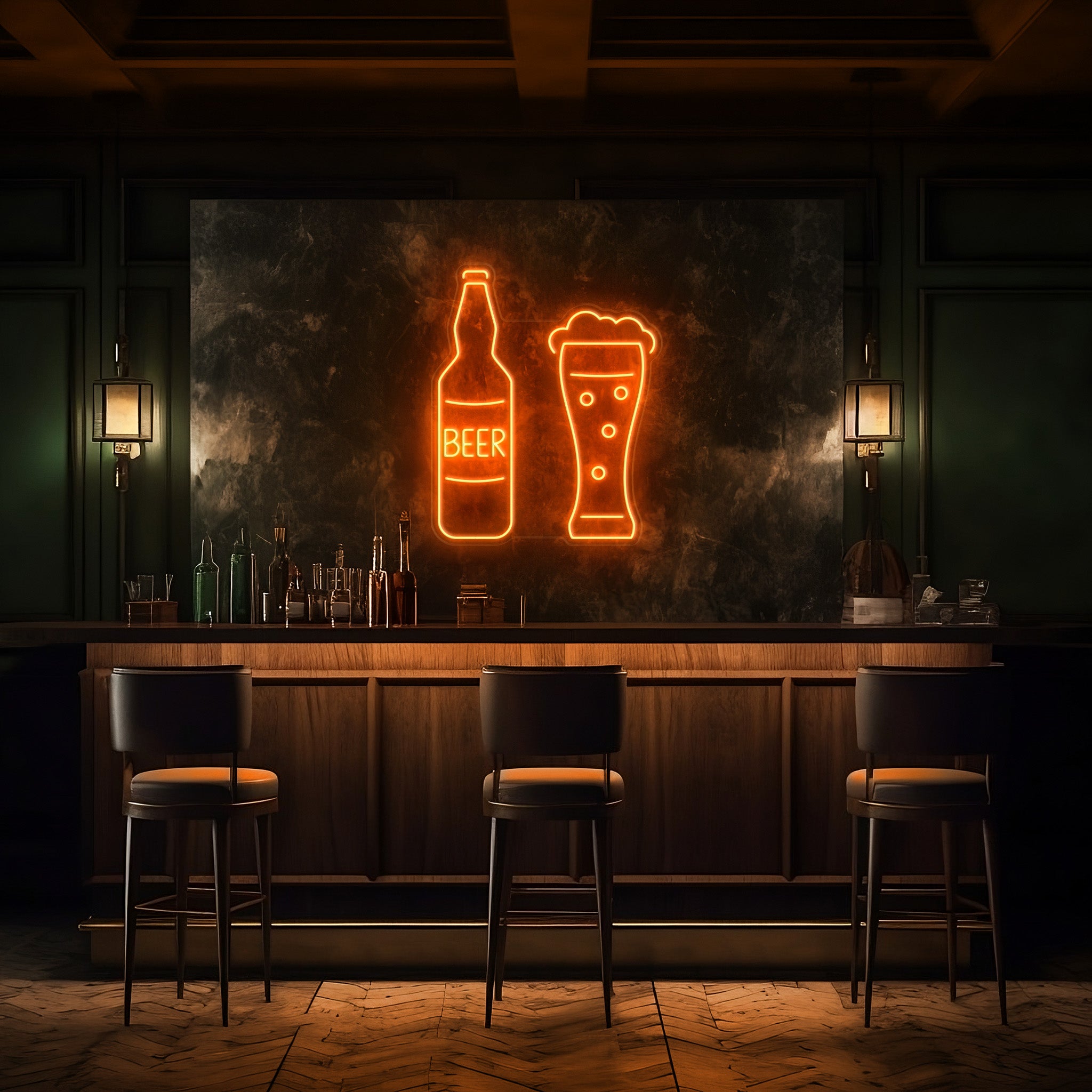 Beer & Schooner LED Neon Sign!