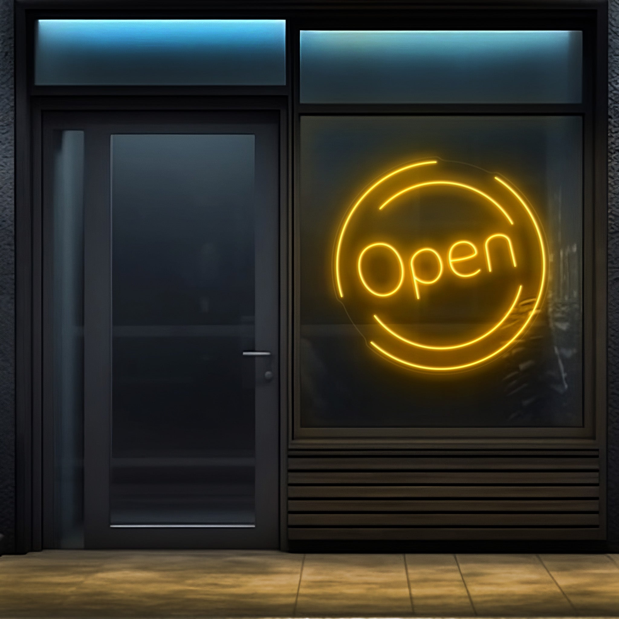 Open Circle LED Neon Sign!