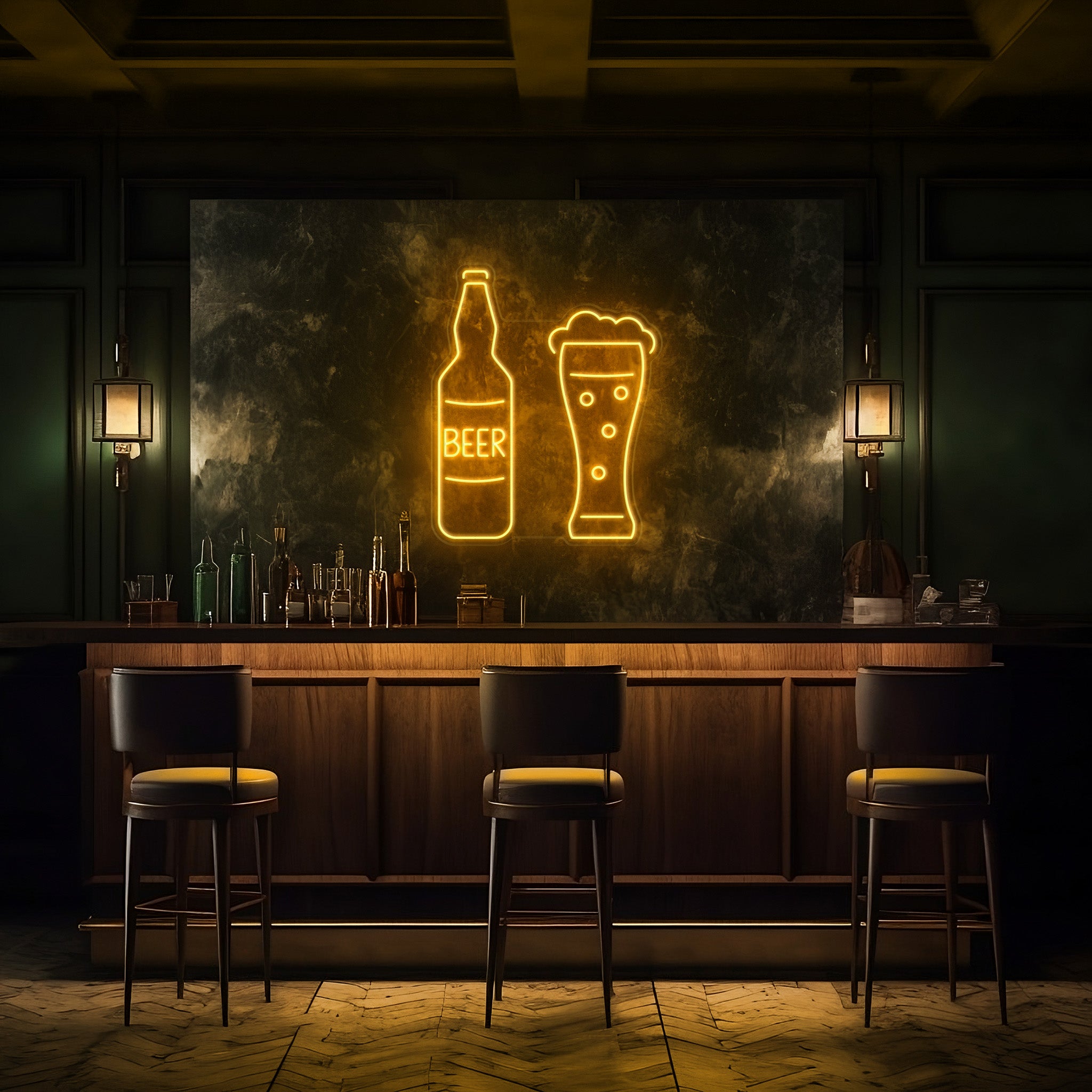 Beer & Schooner LED Neon Sign!