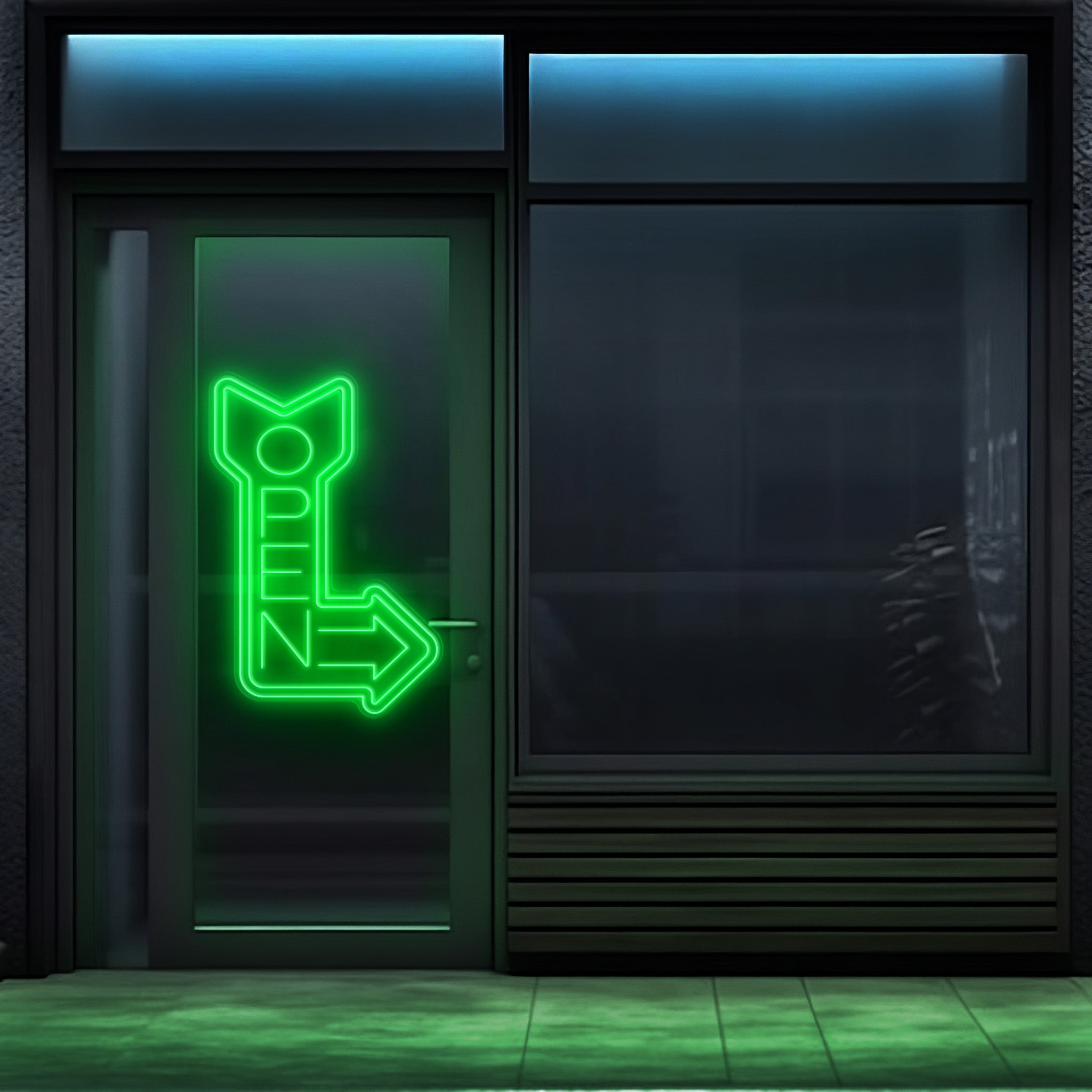 Open Arrow LED Neon Sign!