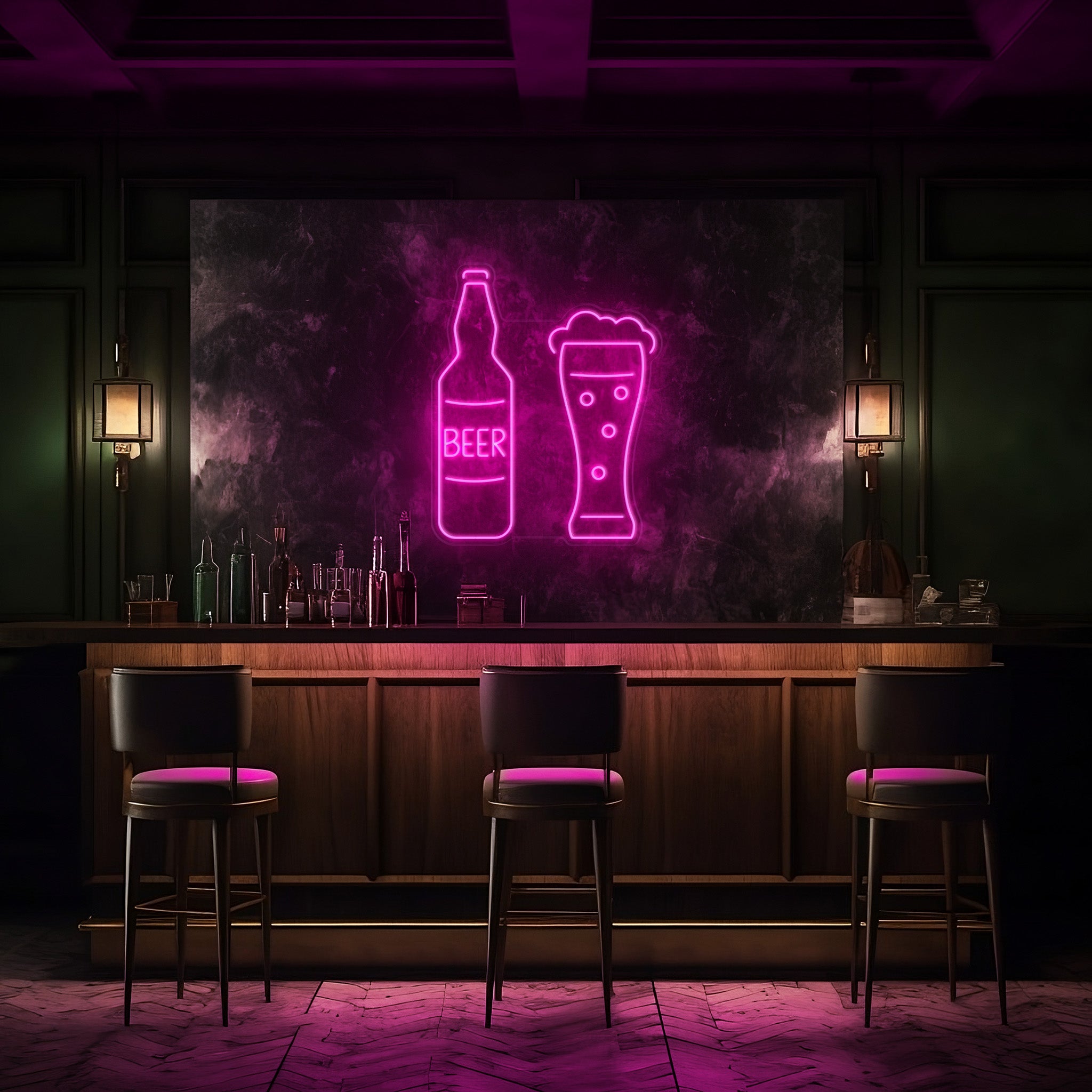 Beer & Schooner LED Neon Sign!