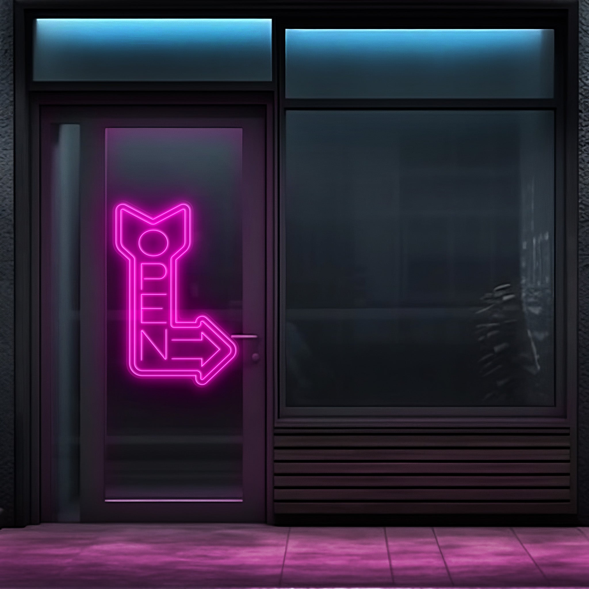Open Arrow LED Neon Sign!