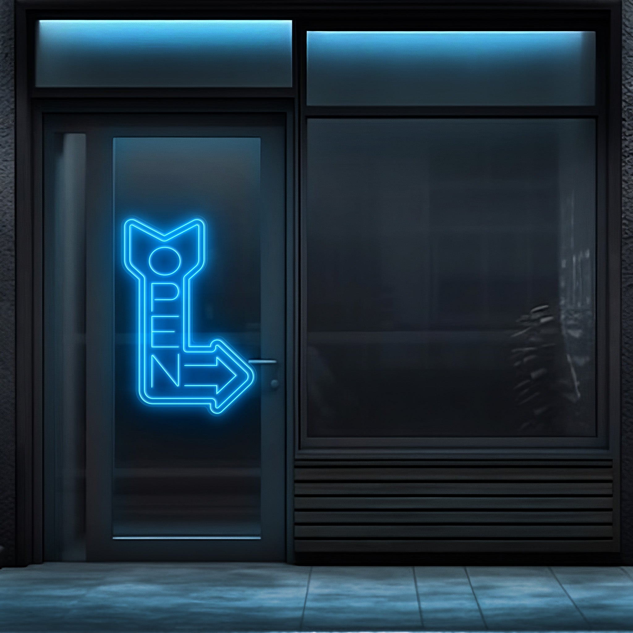 Open Arrow LED Neon Sign!