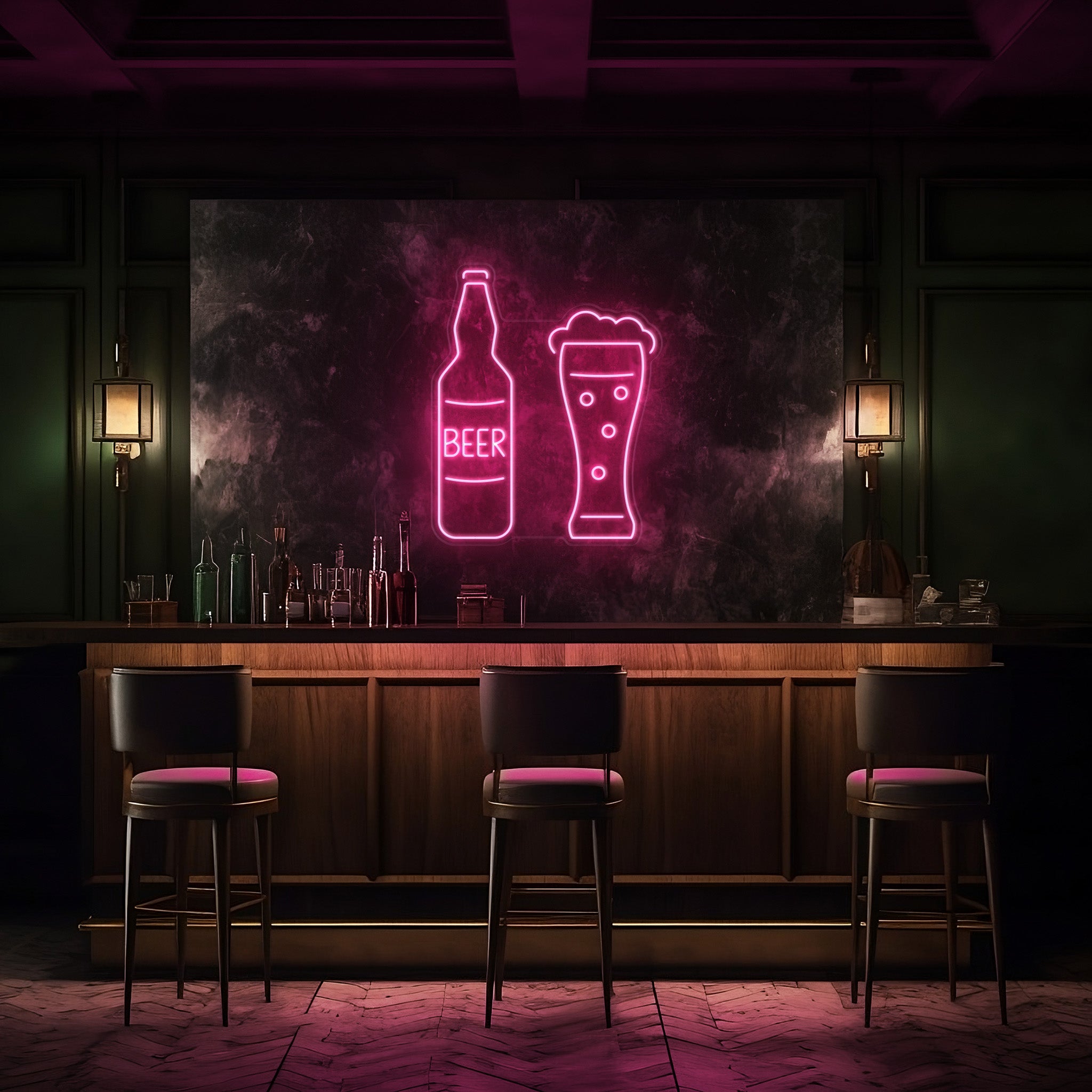 Beer & Schooner LED Neon Sign!