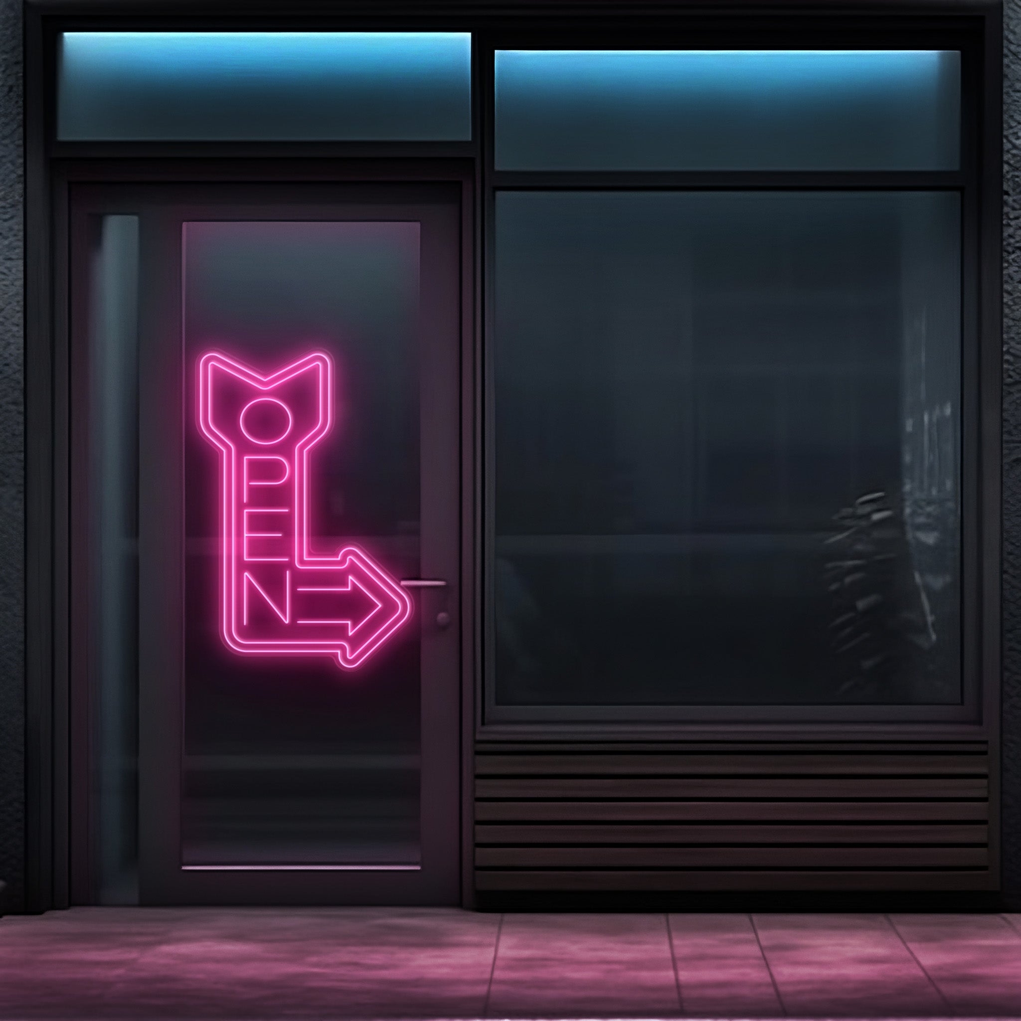 Open Arrow LED Neon Sign!