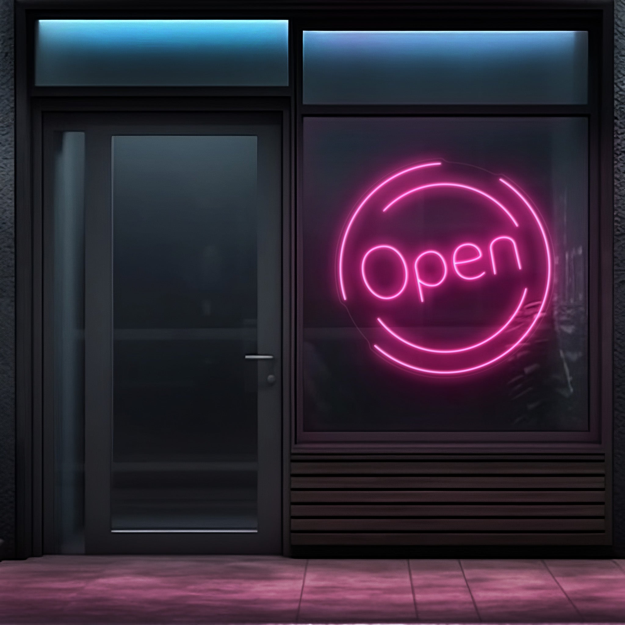 Open Circle LED Neon Sign!