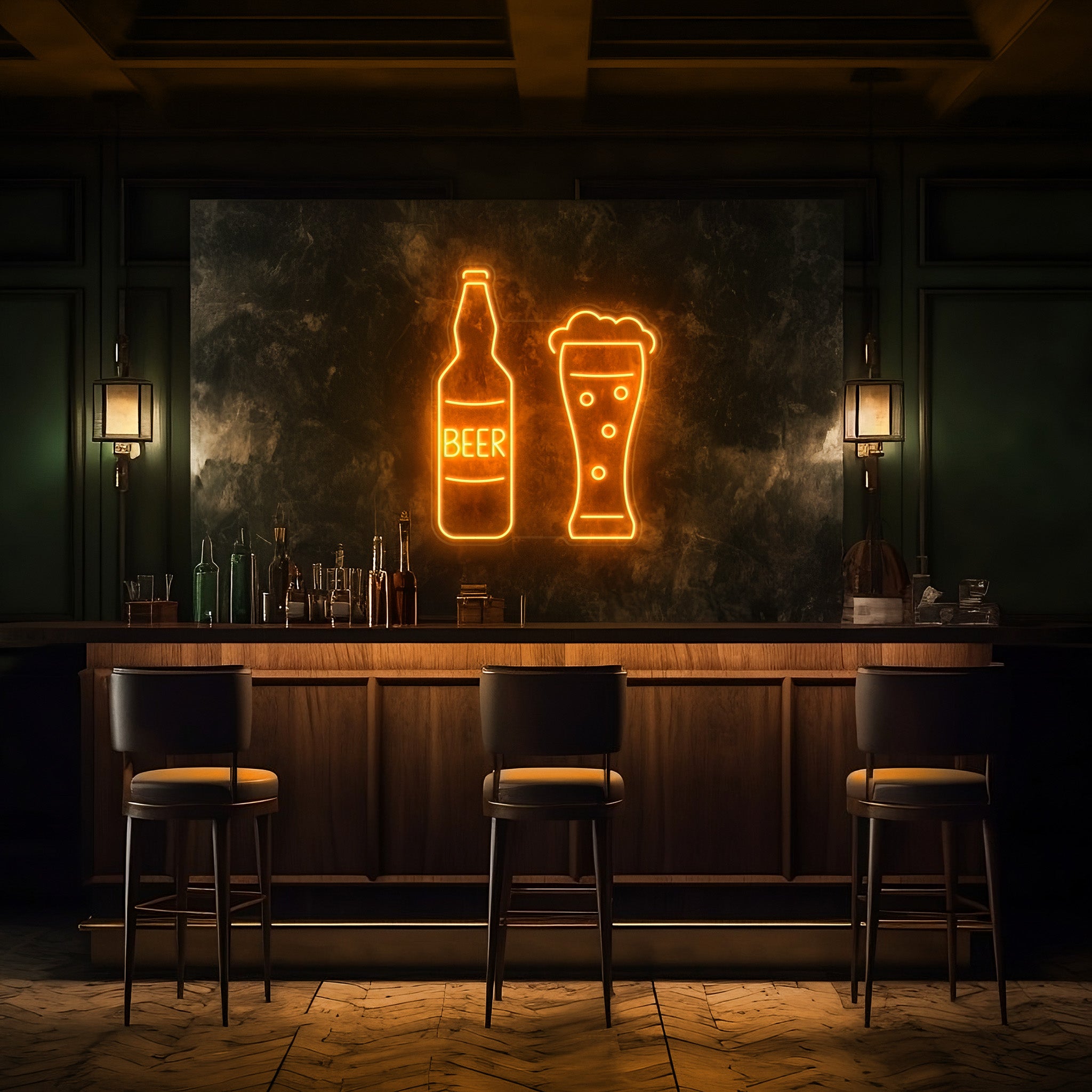 Beer & Schooner LED Neon Sign!