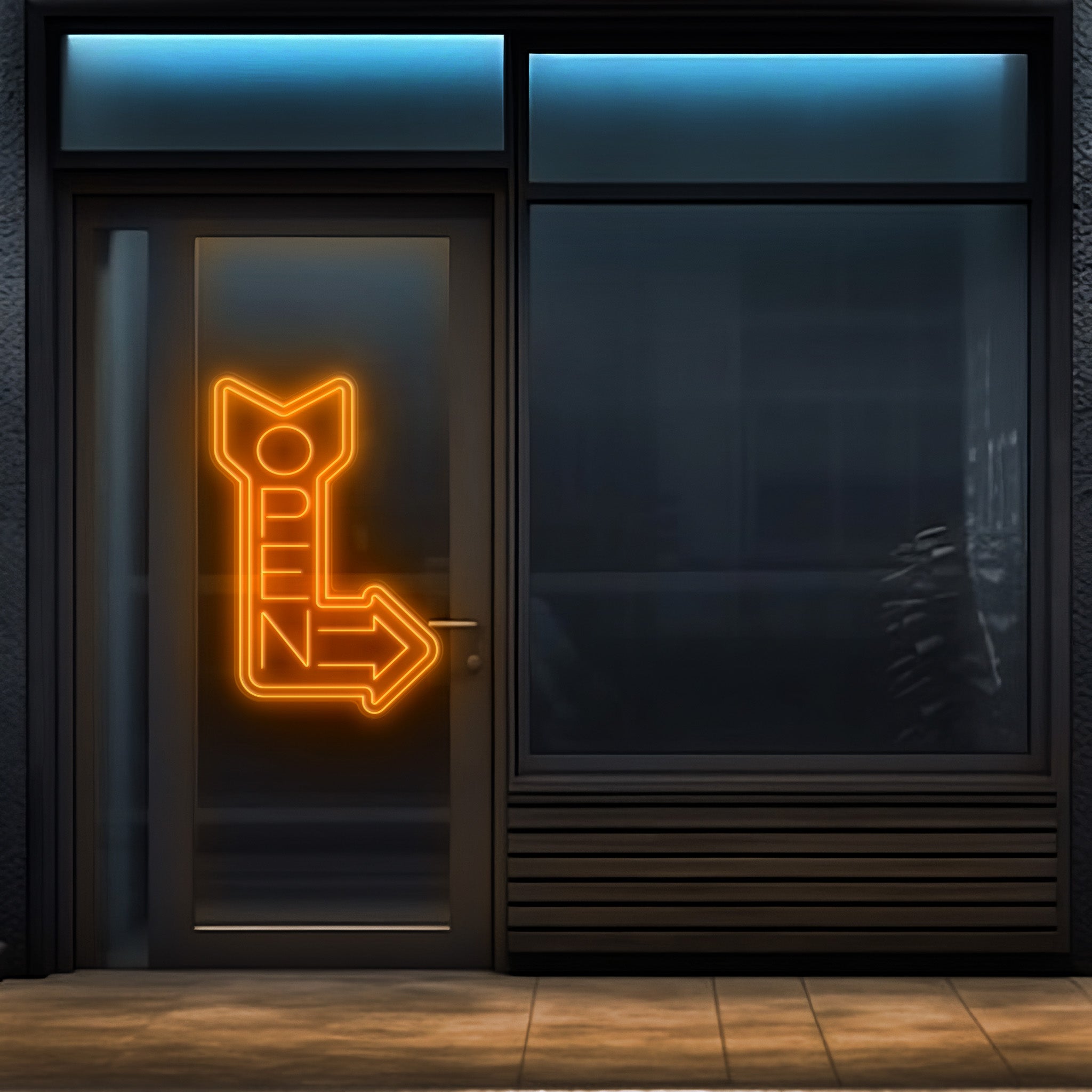Open Arrow LED Neon Sign!