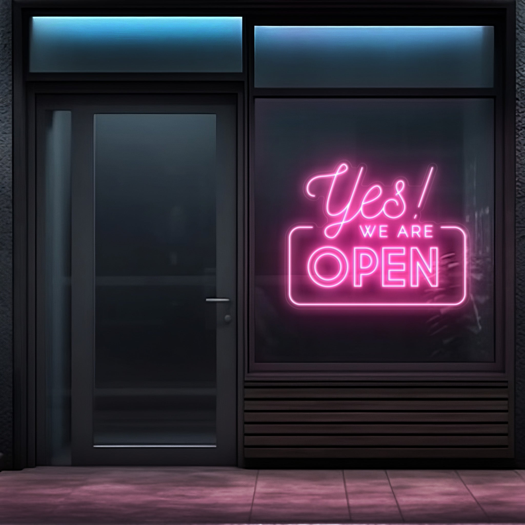 Yes We Are Open LED Neon Sign!