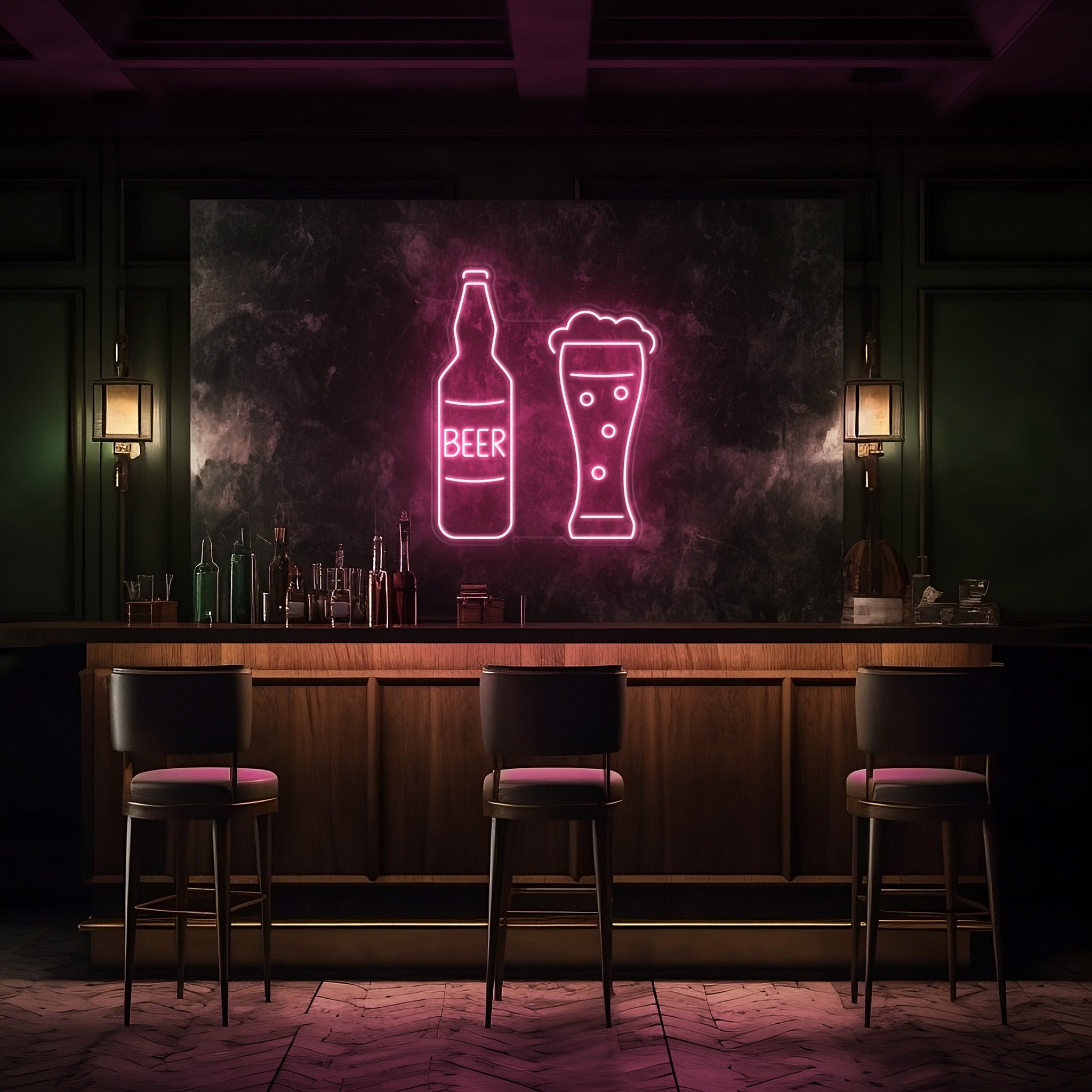Beer & Schooner LED Neon Sign!