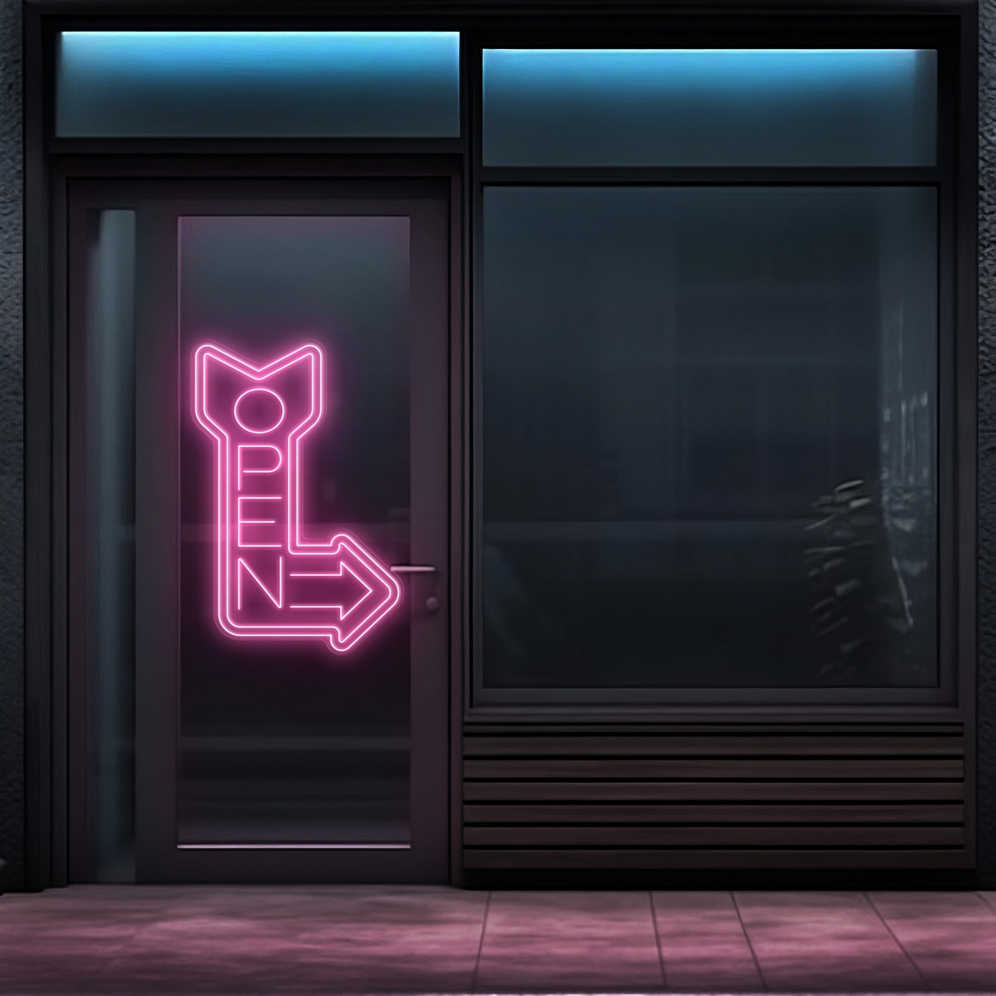 Open Arrow LED Neon Sign!