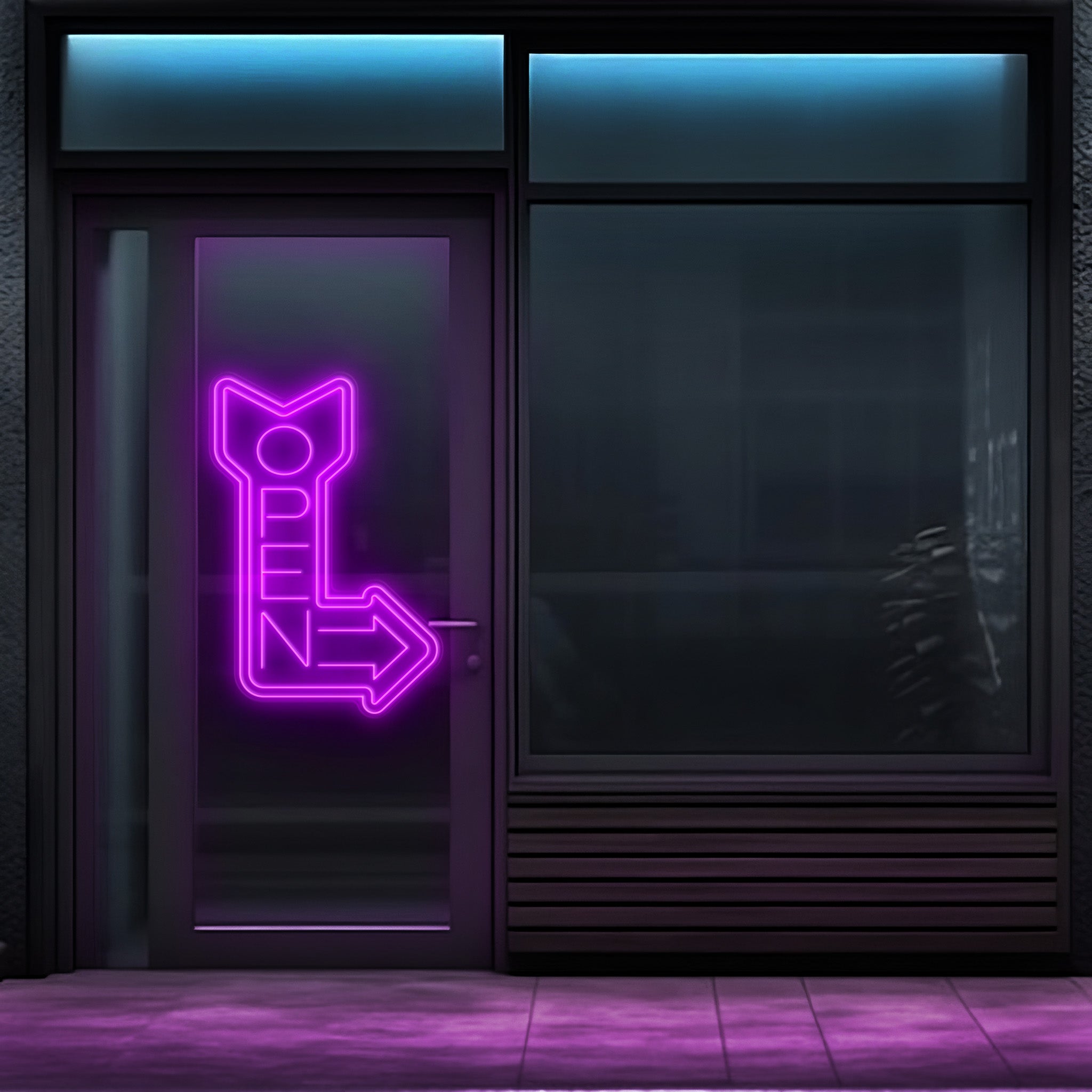 Open Arrow LED Neon Sign!