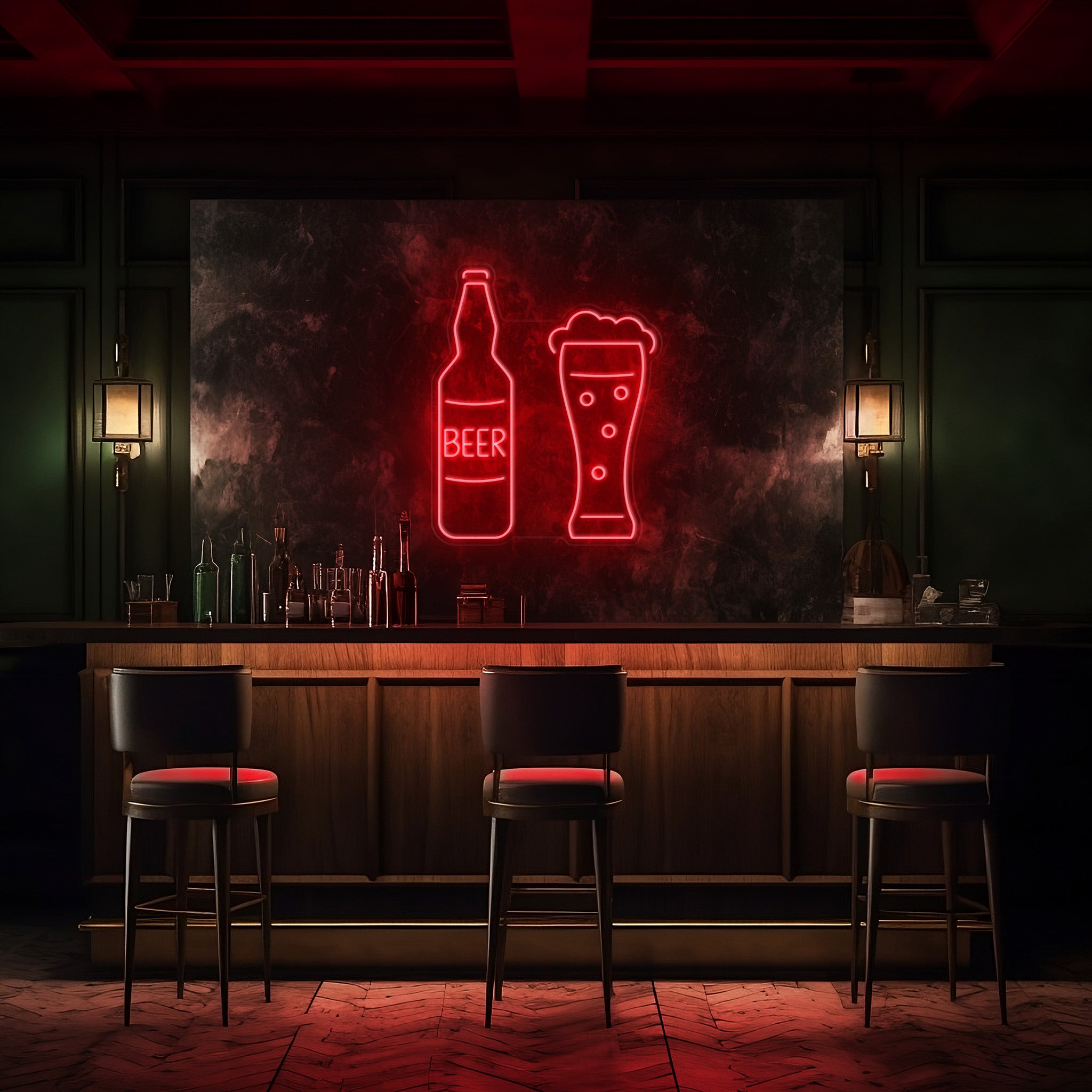 Beer & Schooner LED Neon Sign!