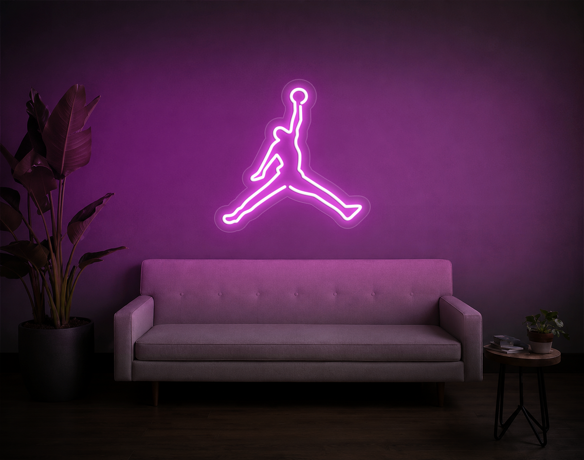Basketball Jump LED Neon Sign