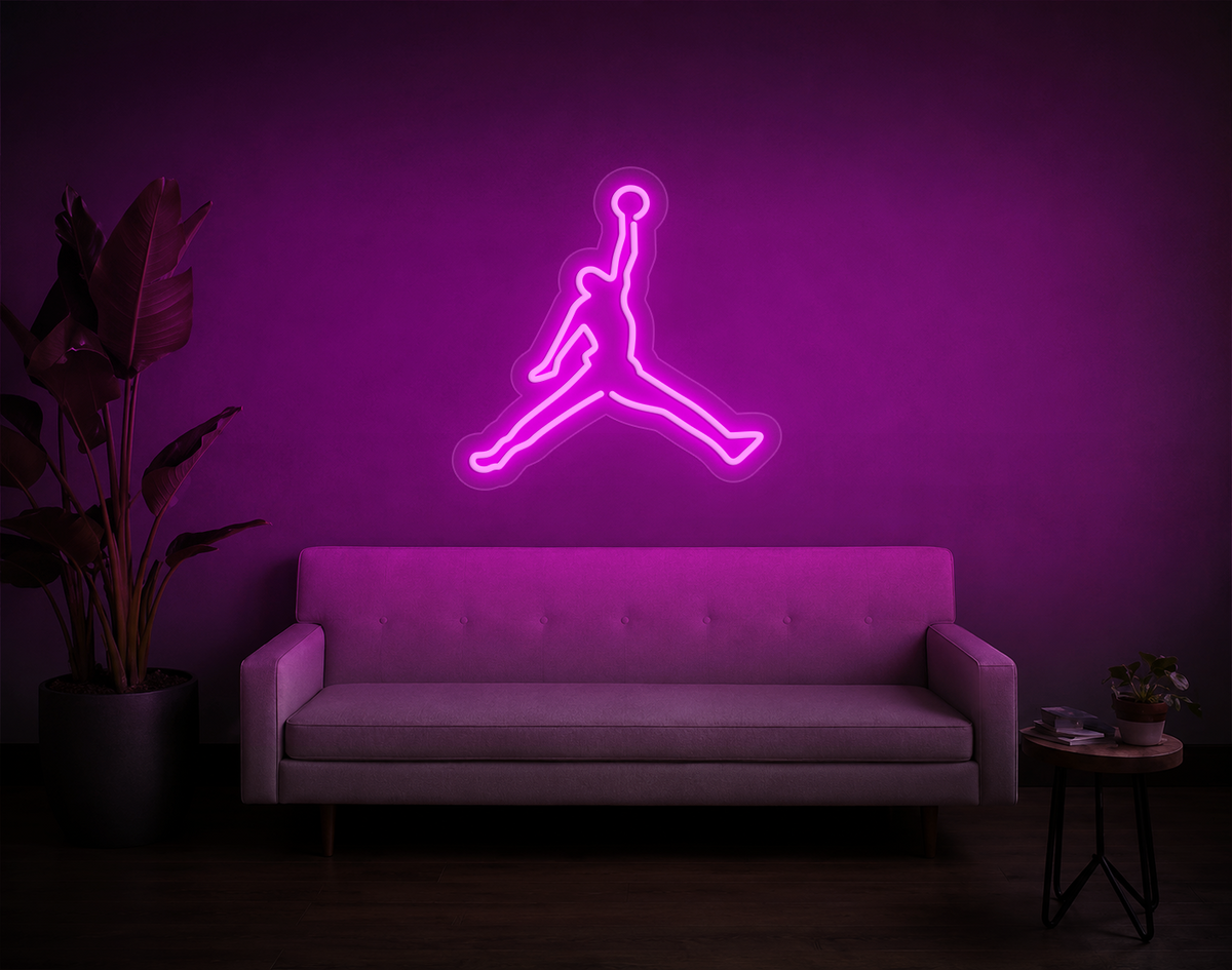 Basketball Jump LED Neon Sign