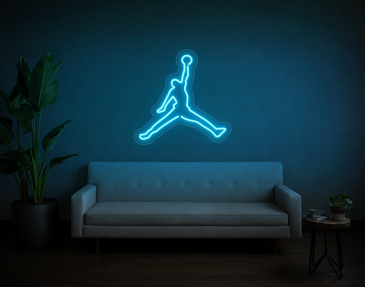 Basketball Jump LED Neon Sign