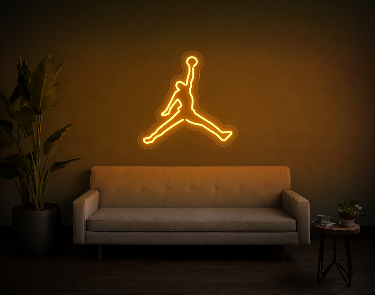 Basketball Jump LED Neon Sign