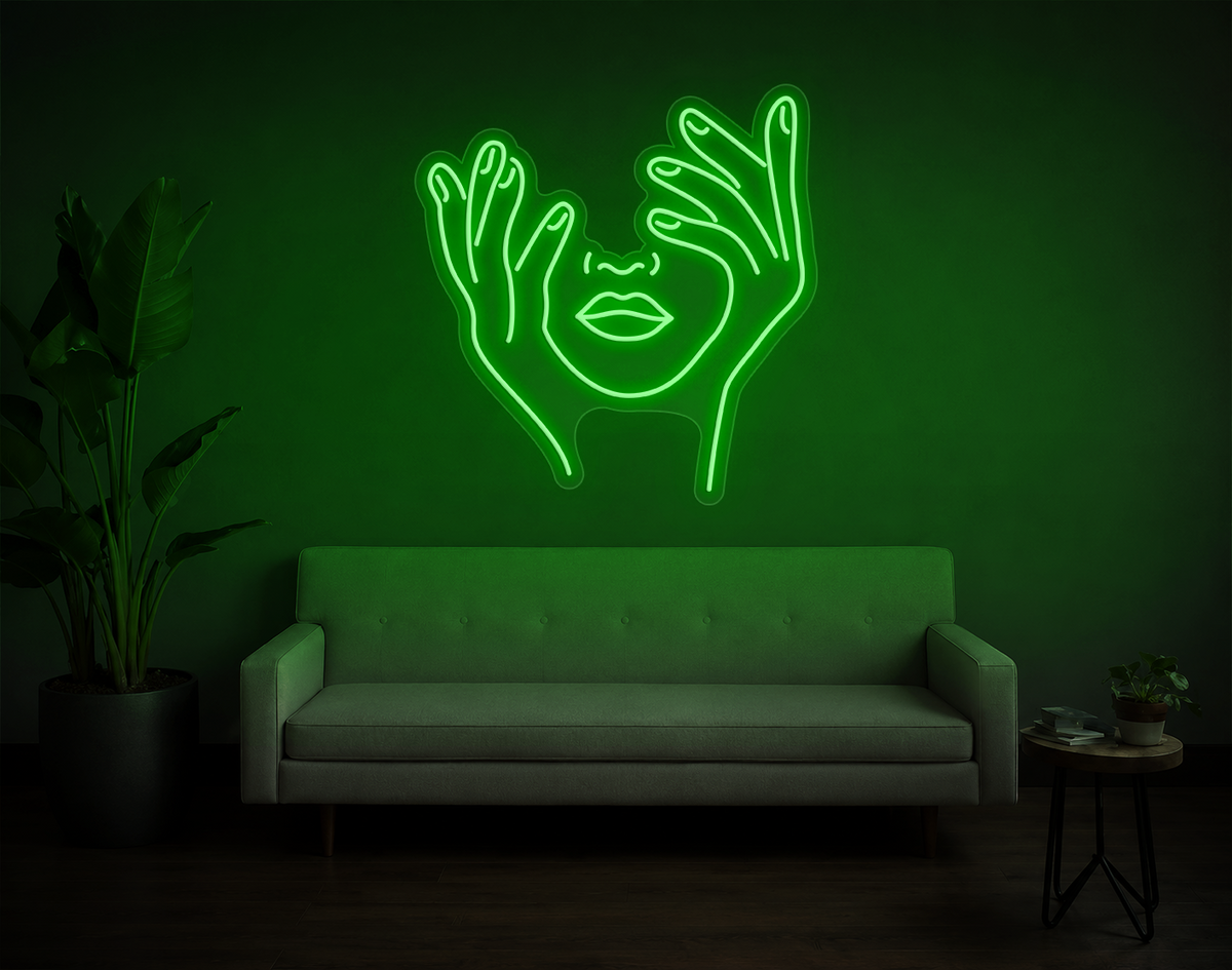 Trippy Face LED Neon Sign