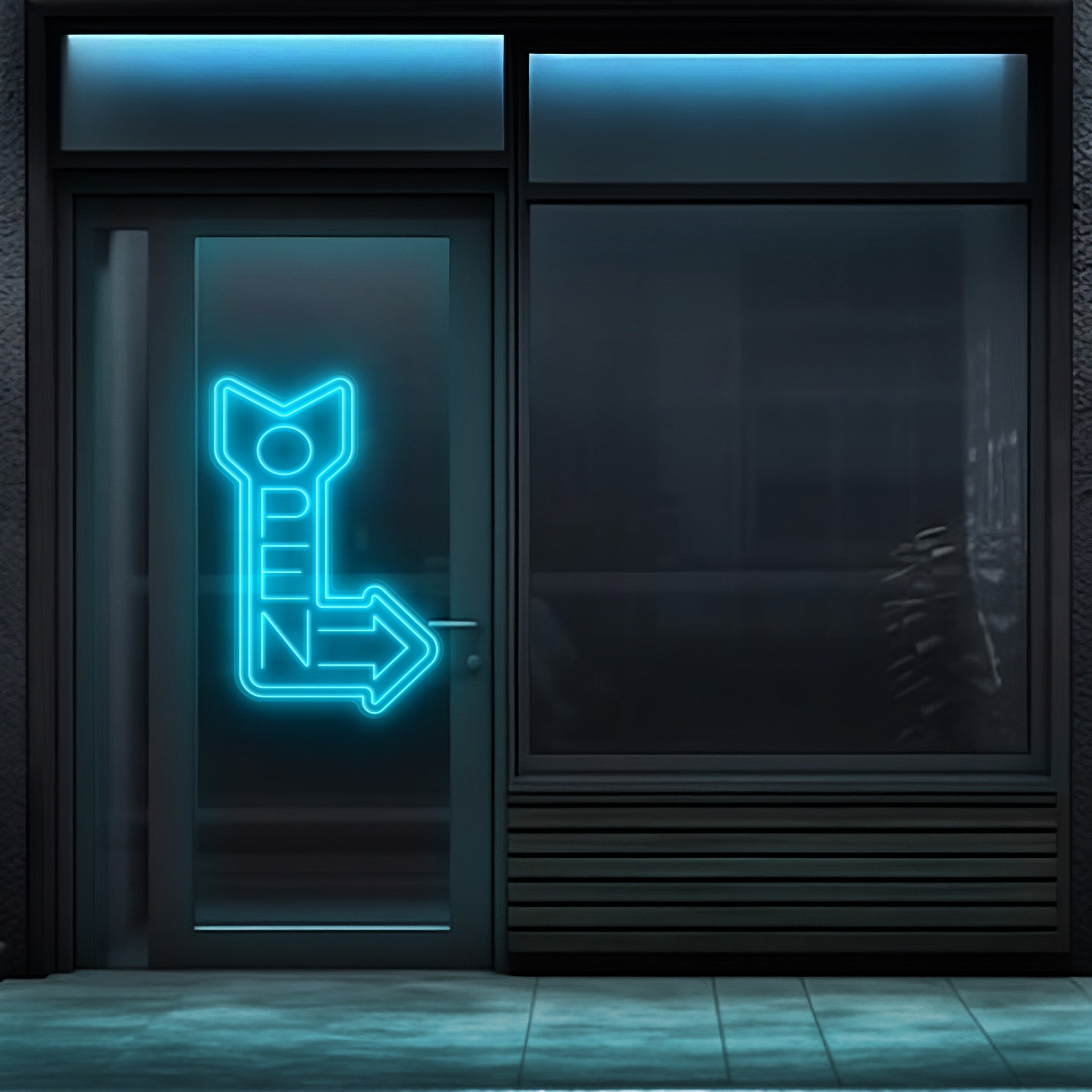 Open Arrow LED Neon Sign!