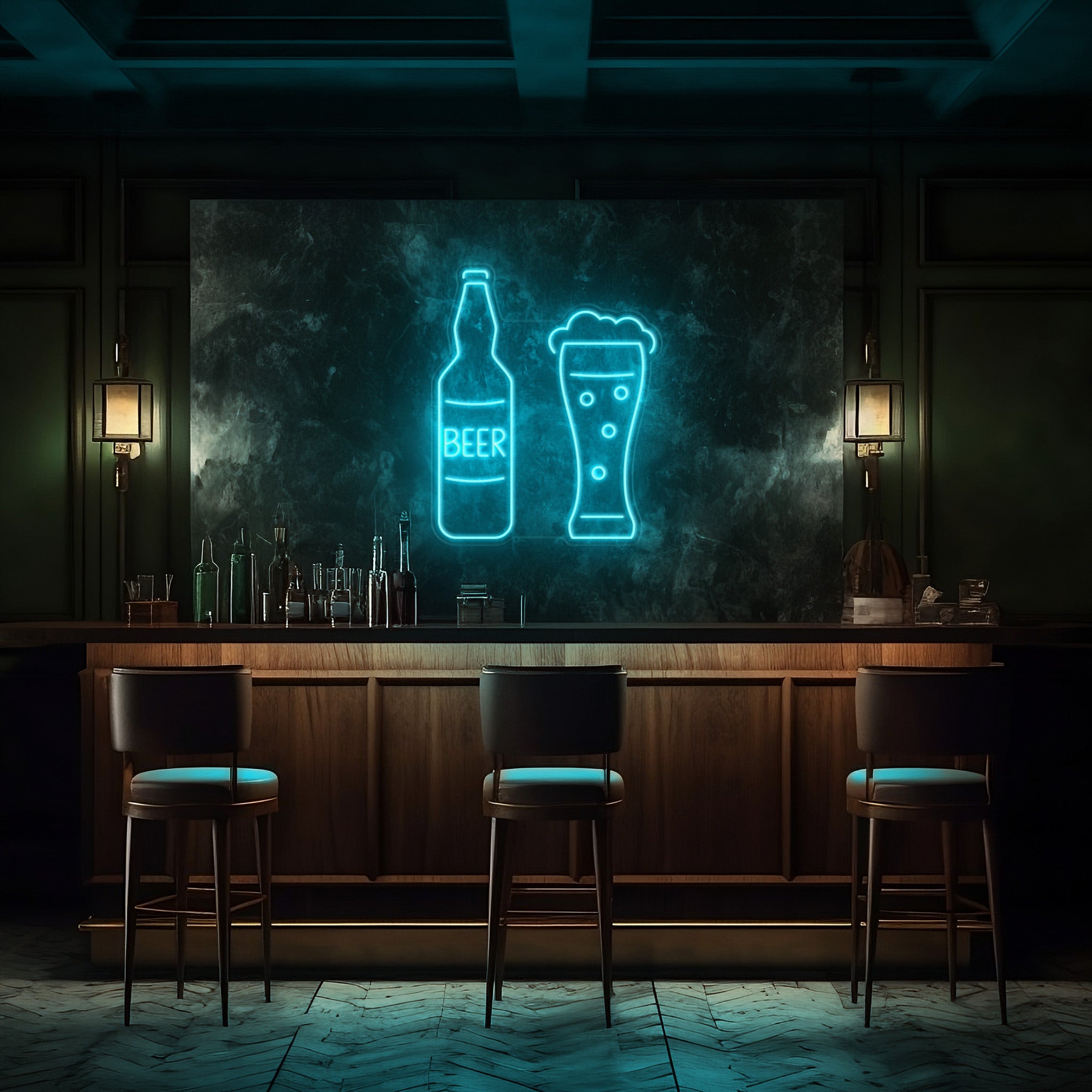 Beer & Schooner LED Neon Sign!