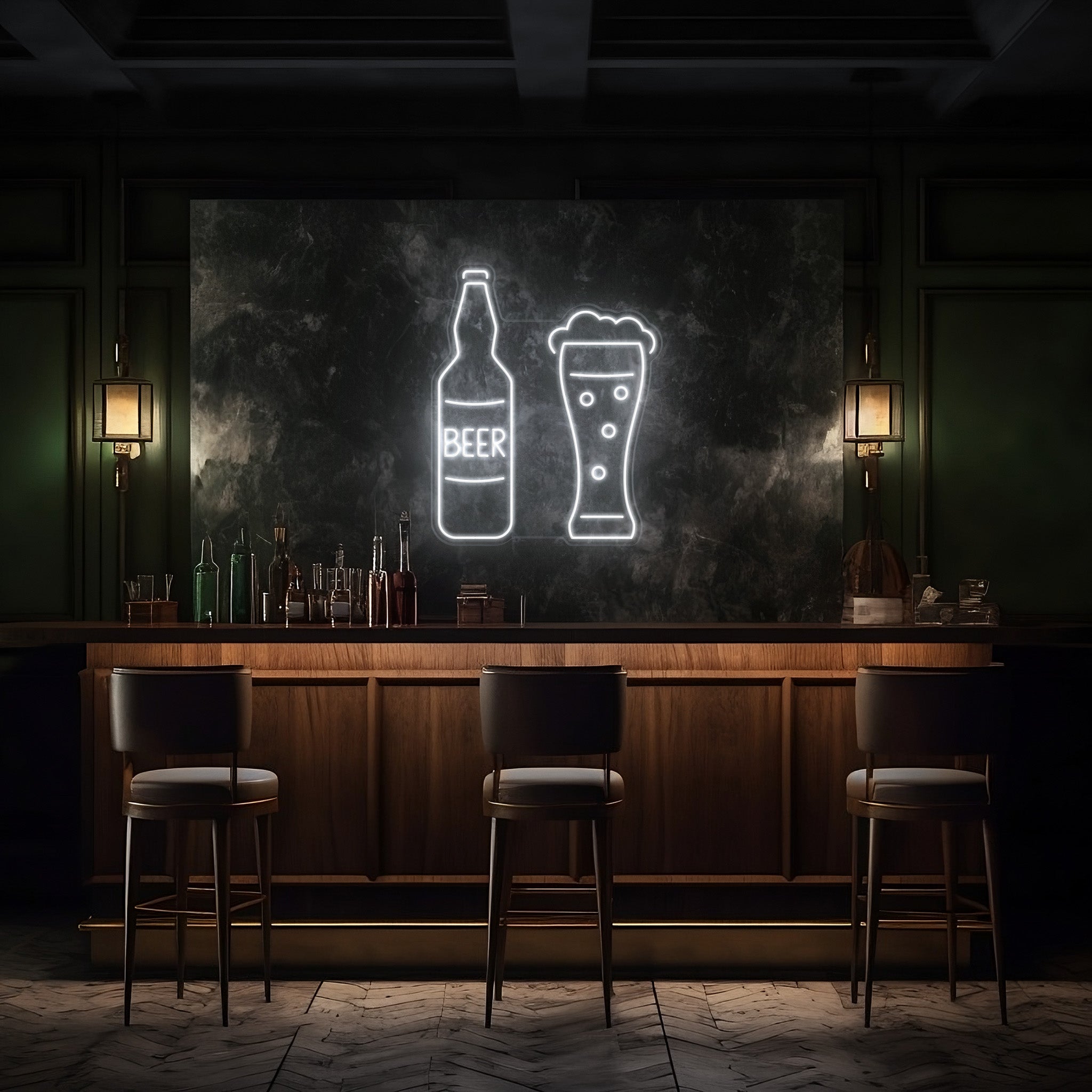 Beer & Schooner LED Neon Sign!