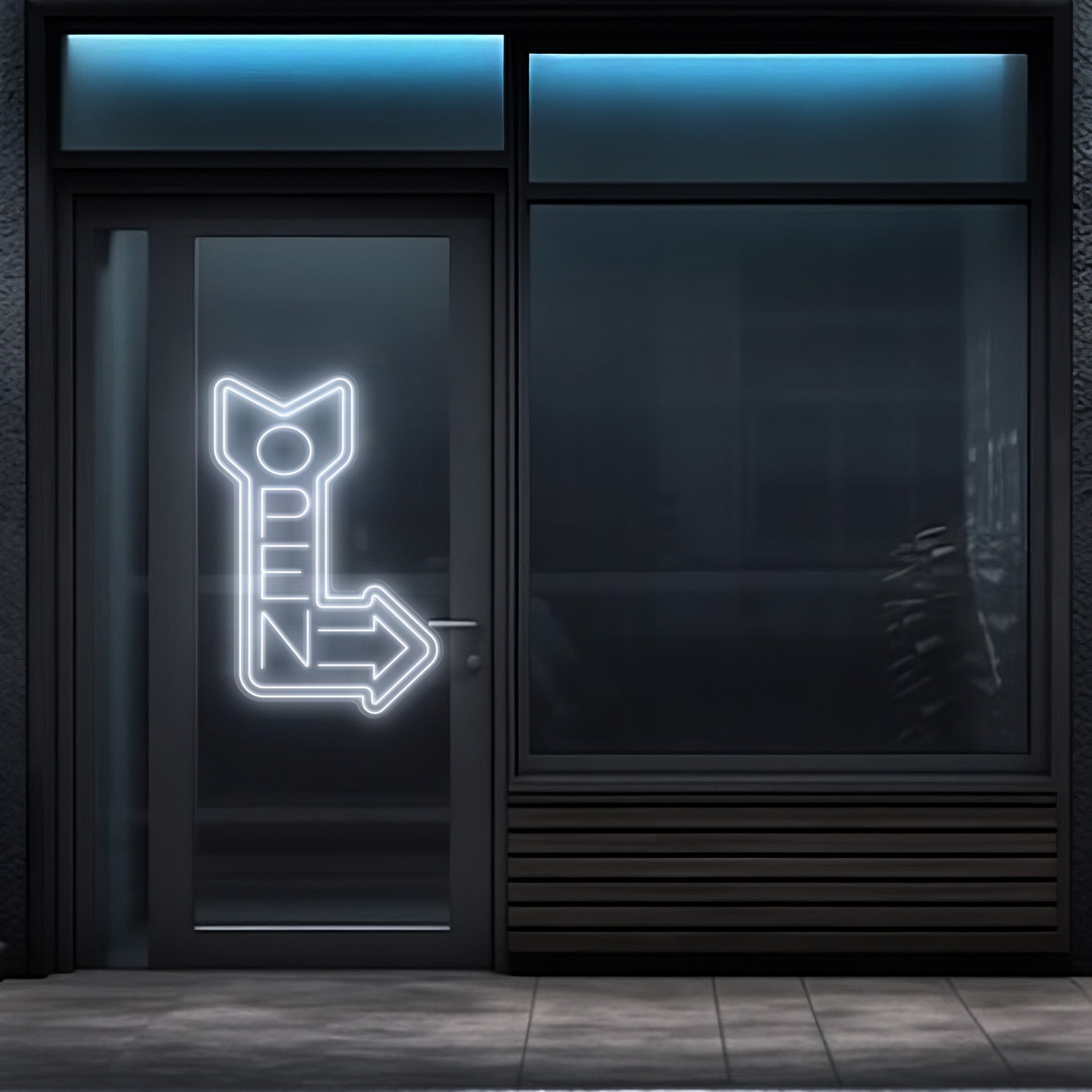 Open Arrow LED Neon Sign!