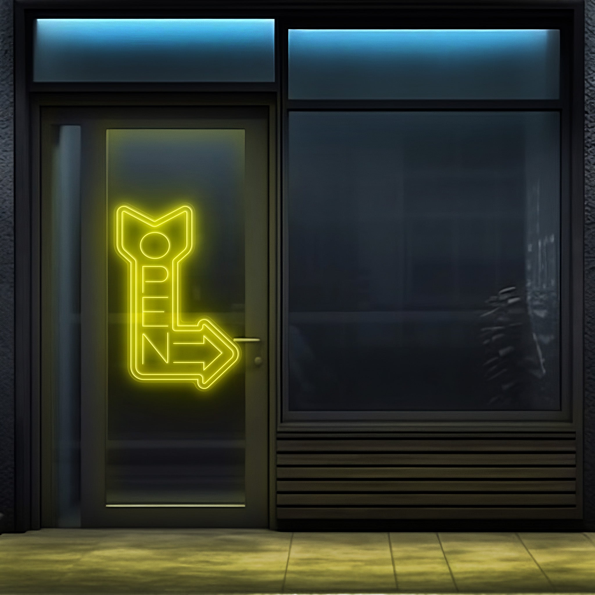 Open Arrow LED Neon Sign!