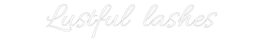 Custom Neon: Lustful lashes