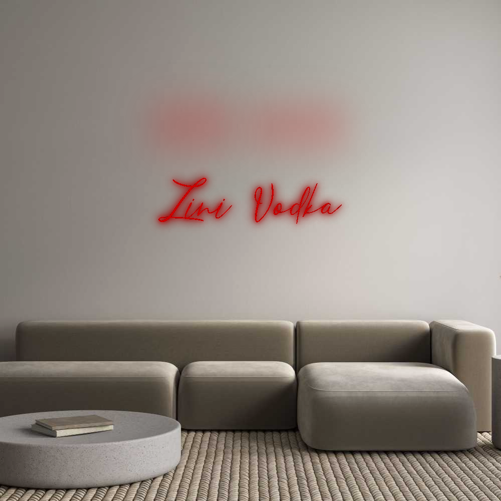 Custom Neon: Zini Vodka