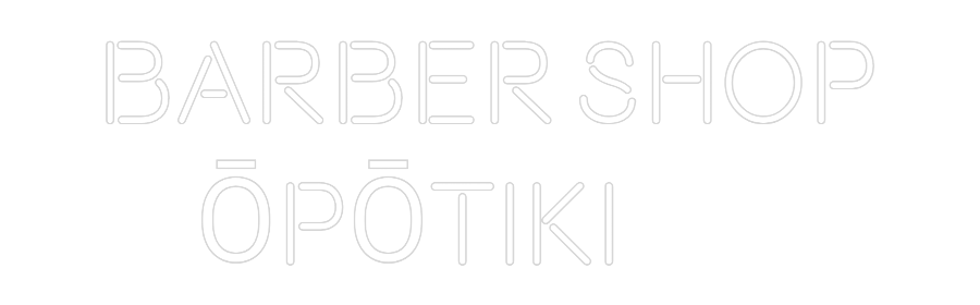 Custom Neon: BARBER SHOP
...
