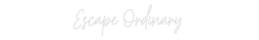 Custom Neon Text - Escape Ordina...