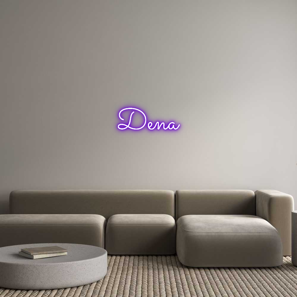 Custom Neon Text - Dena
