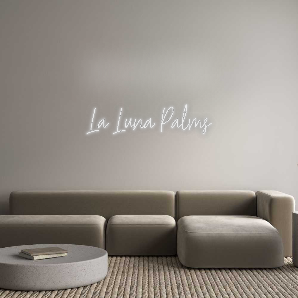 Custom Neon: La Luna Palms