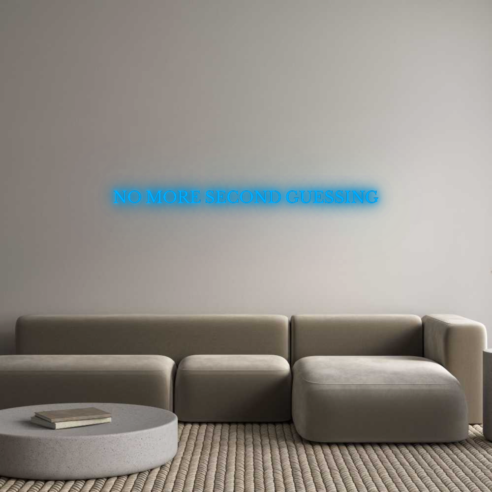 Custom Neon: NO MORE SECON...